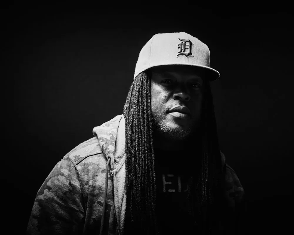 Shaka Senghor, photographed for American Giant